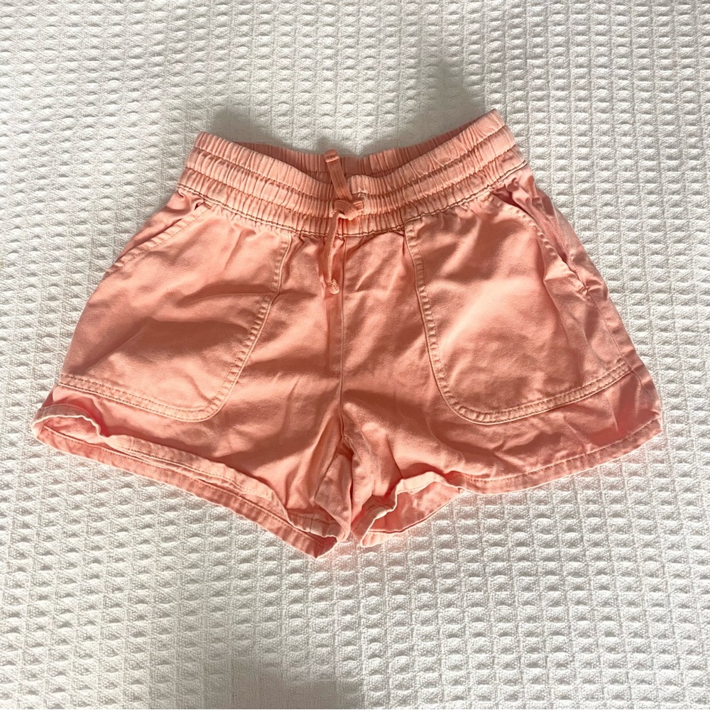GAP kids garment dyed light orange Shorts size 10